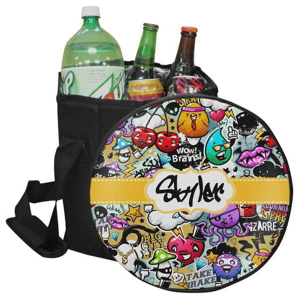 Custom Graffiti Collapsible Cooler & Seat (Personalized)