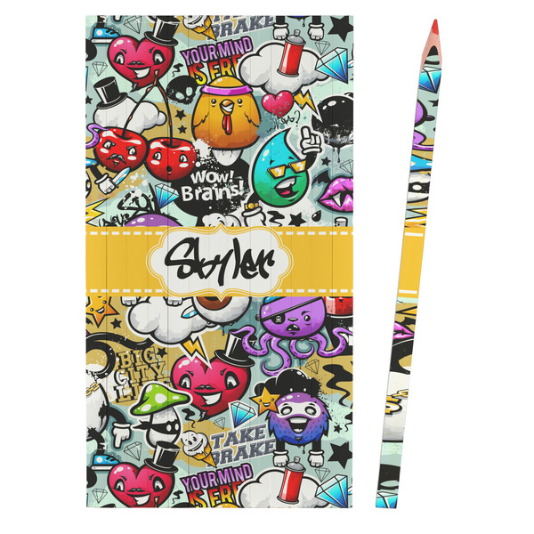 Graffiti Colored Pencils - Front View