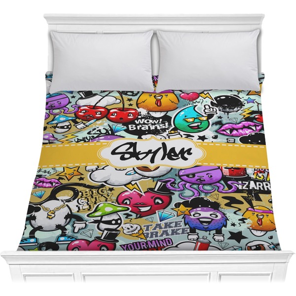 Custom Graffiti Comforter - Full / Queen (Personalized)