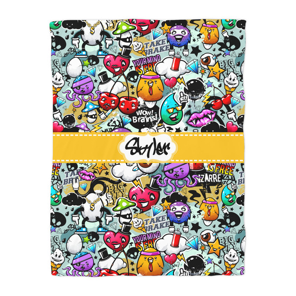 Graffiti Comforter - Twin - Front