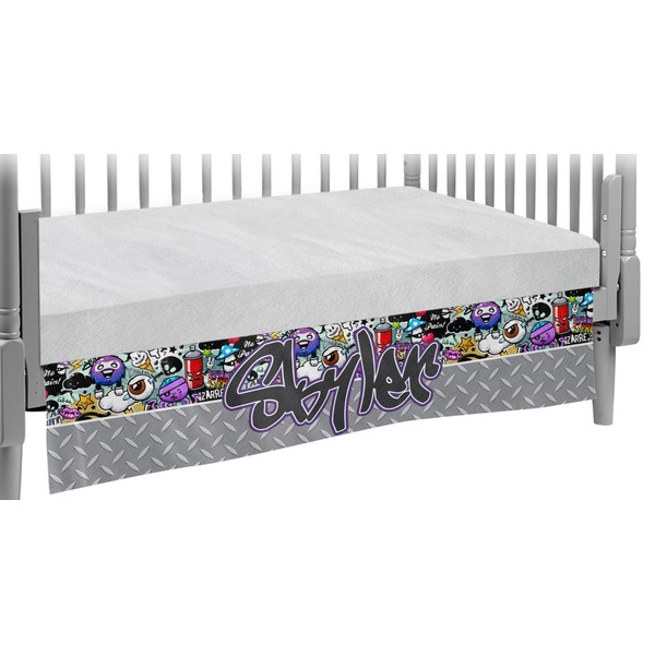 Custom Graffiti Crib Skirt (Personalized)