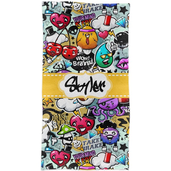Graffiti Crib Comforter/Quilt - Apvl