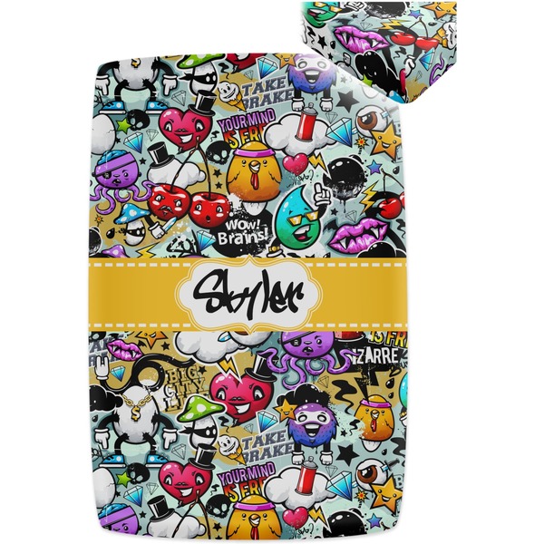 Graffiti Crib Fitted Sheet - Apvl