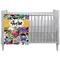Graffiti Crib Comforter / Quilt (Personalized)
