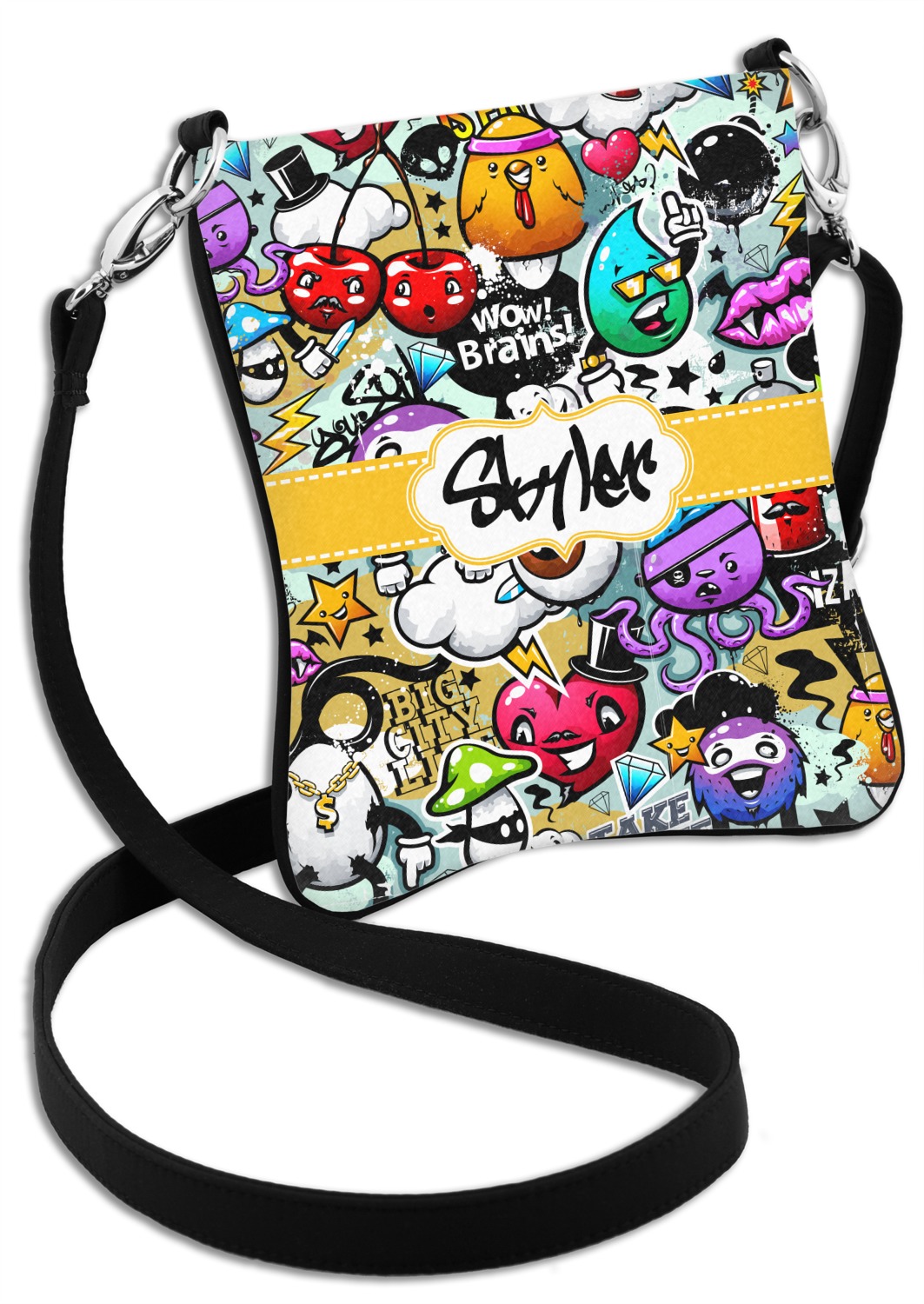 Graffiti Cross Body Bag Regular (Personalized) YouCustomizeIt