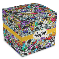 Graffiti Cube Favor Gift Boxes (Personalized)
