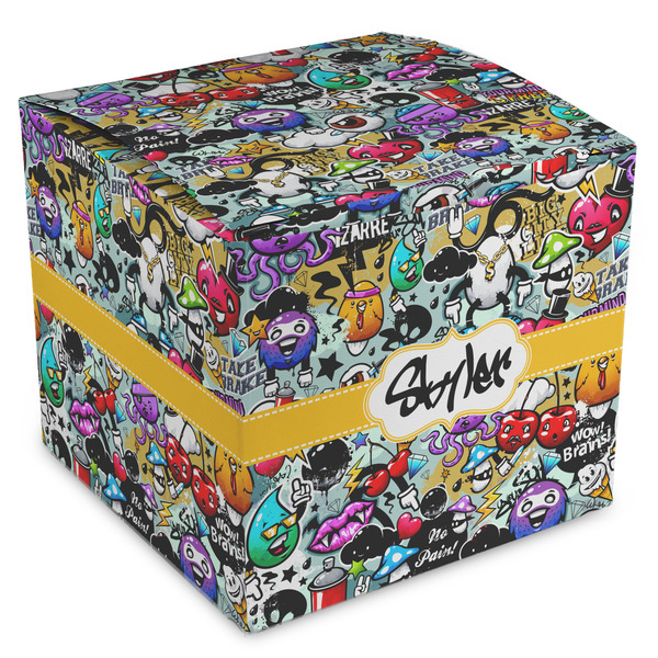 Custom Graffiti Cube Favor Gift Boxes (Personalized)
