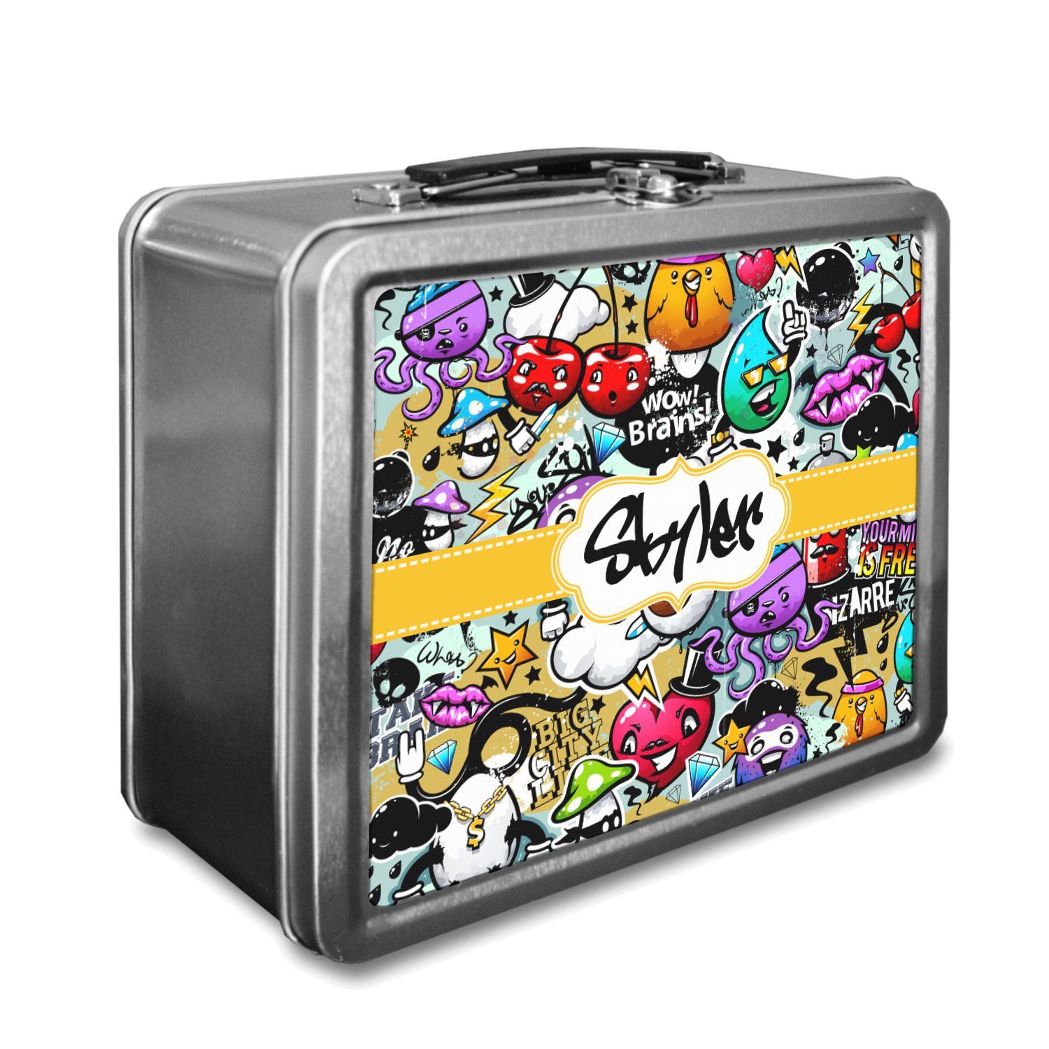 Custom Graffiti Lunch Box (Personalized) | YouCustomizeIt