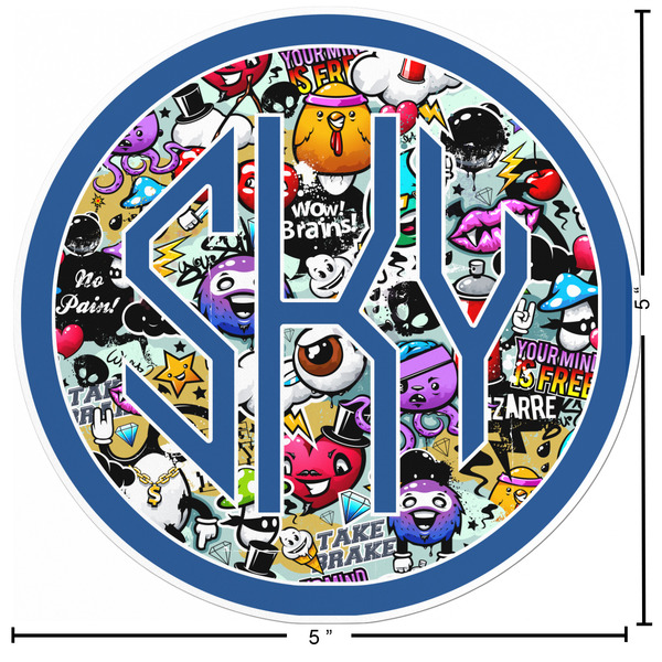 Graffiti Custom Shape Iron On Patches - L - APPROVAL