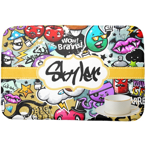 Graffiti Dish Drying Mat
