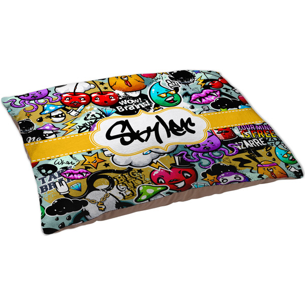 Graffiti Dog Bed - Large