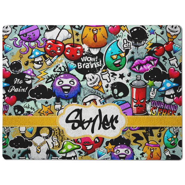 Graffiti Dog Food Mat - Medium without bowls