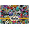 Graffiti Dog Food Mat w/ Name or Text