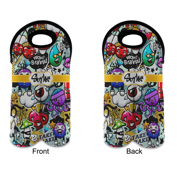 Graffiti Double Wine Tote - APPROVAL (new)