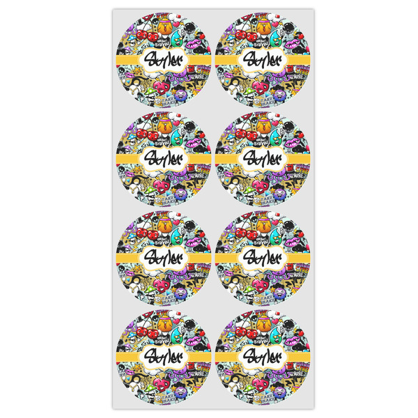 Graffiti Drink Topper - Medium - Set of 12