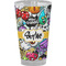 Graffiti Pint Glass - Full Color - Front View