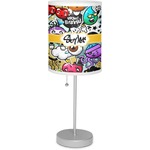 Graffiti 7" Drum Lamp with Shade (Personalized)