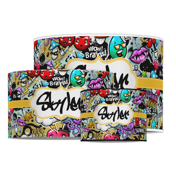 Graffiti Drum Lampshades - MAIN