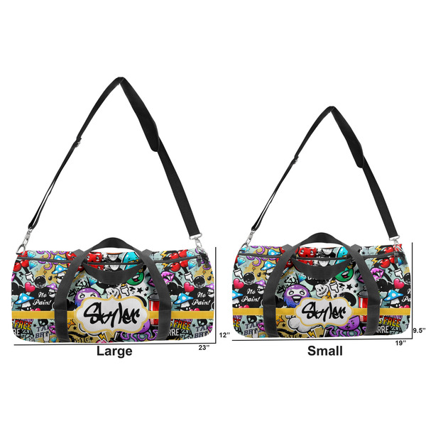 Graffiti Duffle Bag Small and Large