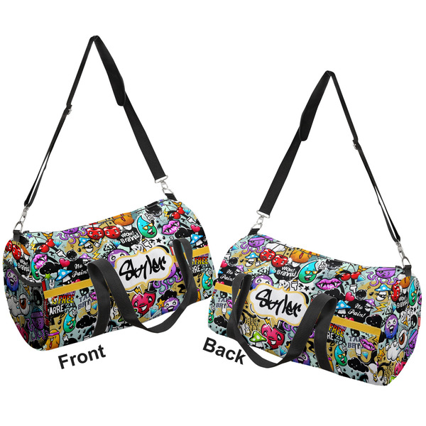 Graffiti Duffle bag large front and back sides