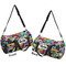 Graffiti Duffle bag small front and back sides
