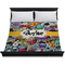 Graffiti Duvet Cover - King - On Bed - No Prop