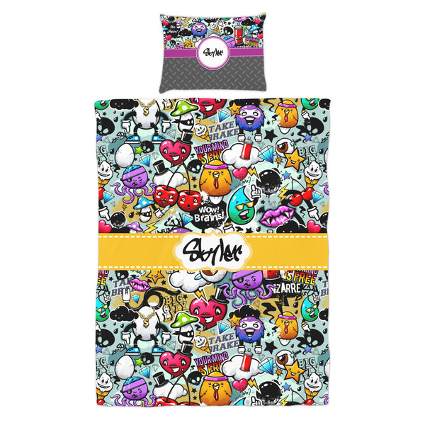 Graffiti Duvet Cover Set - Twin - Alt Approval