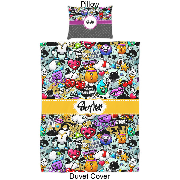 Graffiti Duvet Cover Set - Twin - Approval