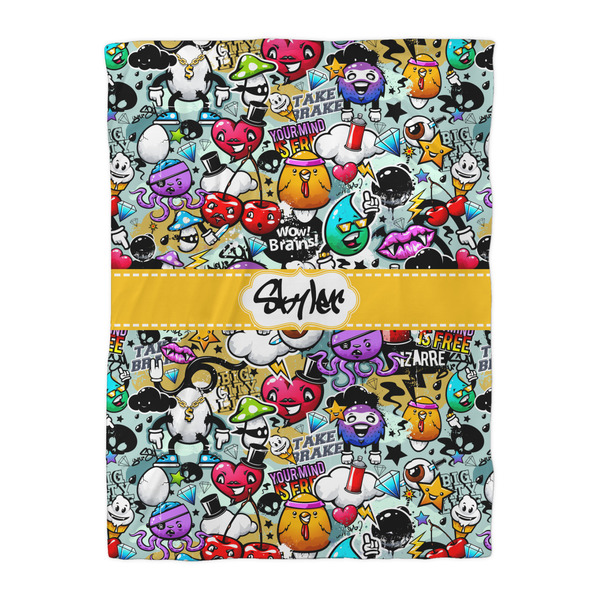 Graffiti Duvet Cover - Twin XL - Front