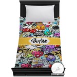 Graffiti Duvet Cover - Twin (Personalized)