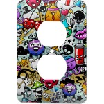 Graffiti Electric Outlet Plate