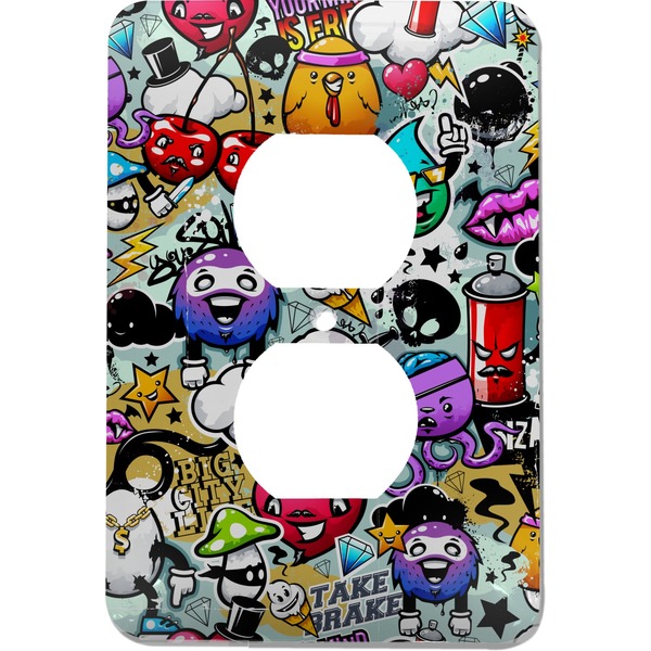 Custom Graffiti Electric Outlet Plate