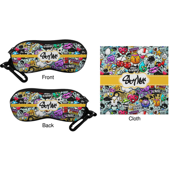 Graffiti Eyeglass Case & Cloth (Approval)