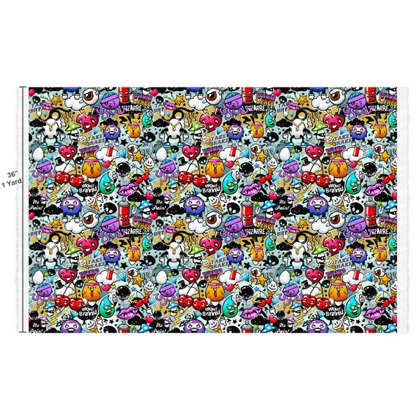 Graffiti Fabric Full Yard