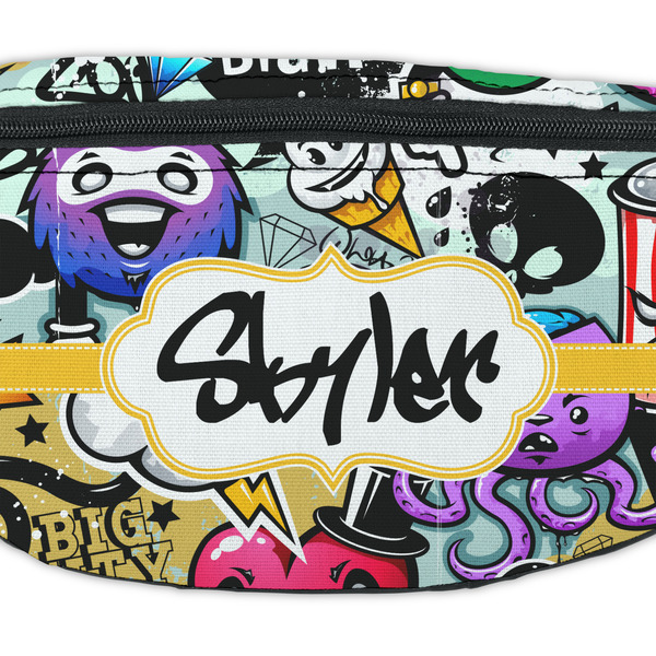 Graffiti Fanny Pack - Closeup