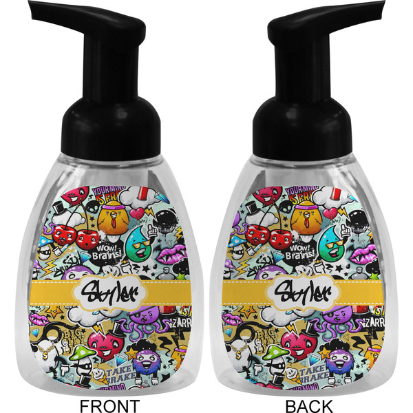 Graffiti Foam Soap Bottle (Front & Back)
