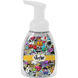 Graffiti Foam Soap Bottle - White (Personalized)