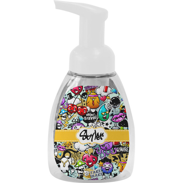Custom Graffiti Foam Soap Bottle - White (Personalized)