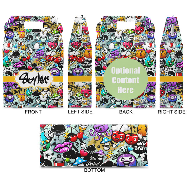 Graffiti Gable Favor Box - Approval
