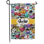Graffiti Small Garden Flag - Double Sided w/ Name or Text