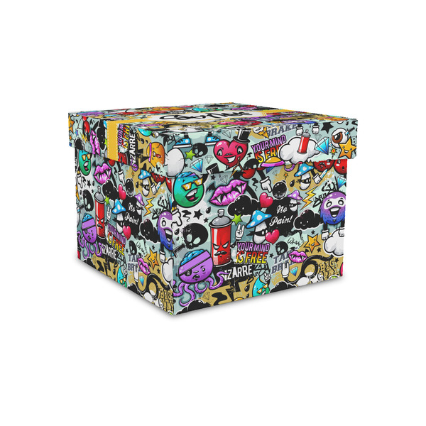 Custom Graffiti Gift Box with Lid - Canvas Wrapped - Small (Personalized)