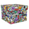 Graffiti Gift Boxes with Lid - Canvas Wrapped - XX-Large - Front/Main
