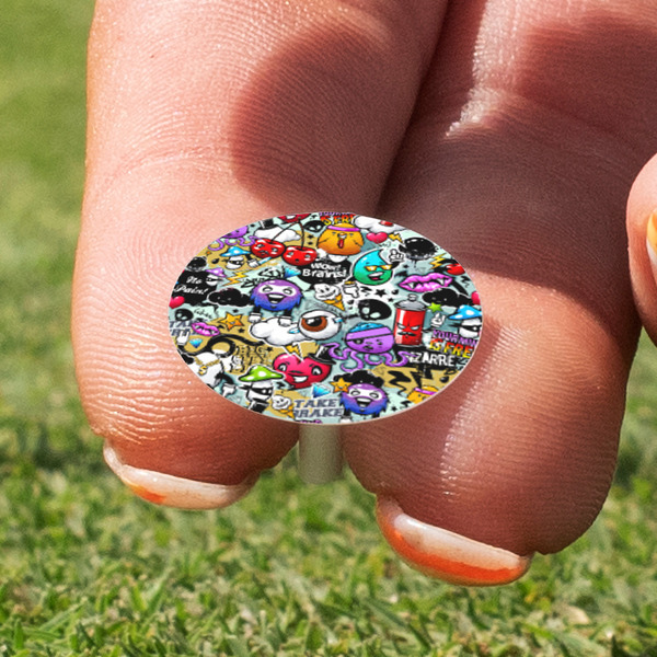 Graffiti Golf Tees & Ball Markers Set - Marker