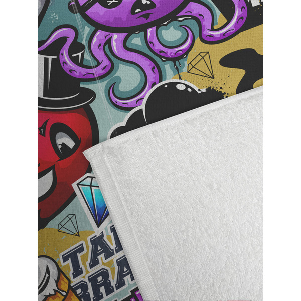 Graffiti Golf Towel - Detail