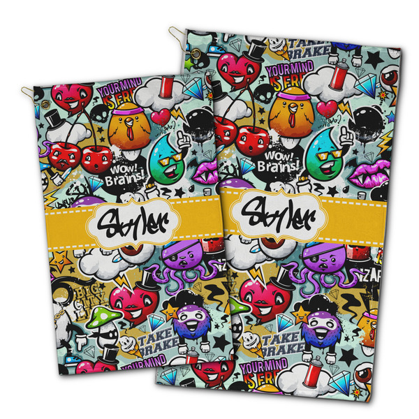 Graffiti Golf Towel - PARENT (small and large)