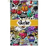 Graffiti Golf Towel - Poly-Cotton Blend - Small w/ Name or Text