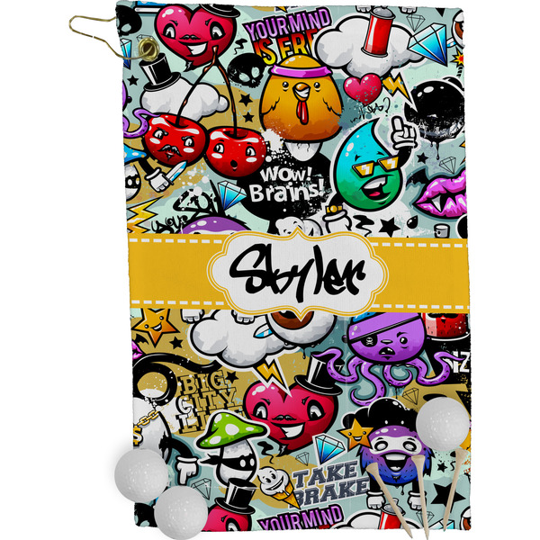 Graffiti Golf Towel (Personalized)
