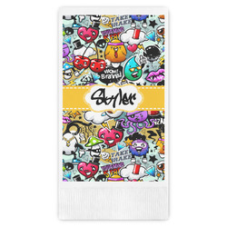 Graffiti Guest Napkins - Full Color - Embossed Edge (Personalized)