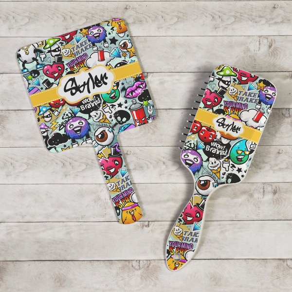 Graffiti Hand Mirrors - In Context