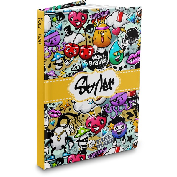 Custom Graffiti Hardbound Journal - 7.25" x 10" (Personalized)